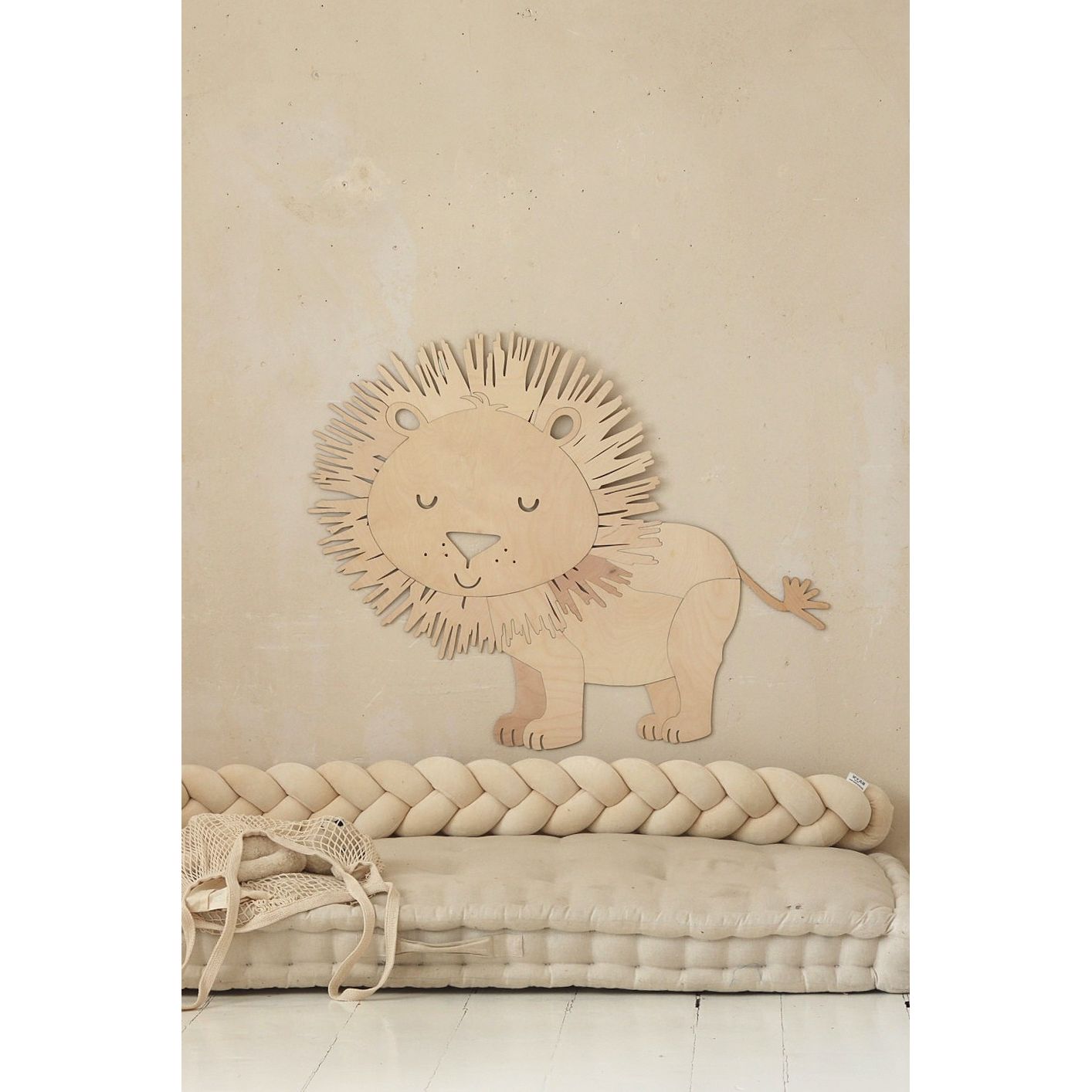 Safari Lion – Wooden Wall Decoration