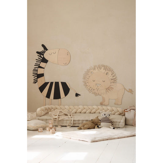 Safari Zebra – Wooden Wall Decoration