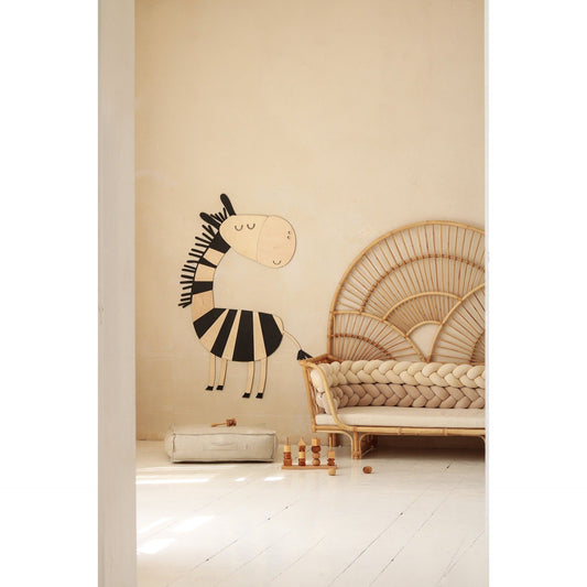 Safari Zebra – Wooden Wall Decoration