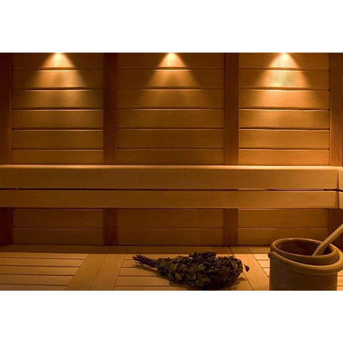 Valokuituvalaisin Cariitti VPL10-E511 IP55 2m² sauna