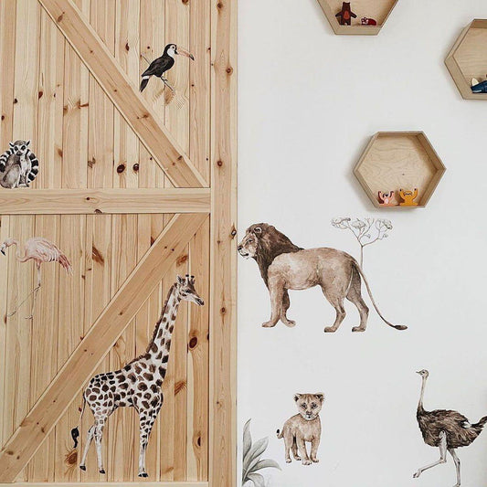 Savanna Wonderland Wallstickers Set