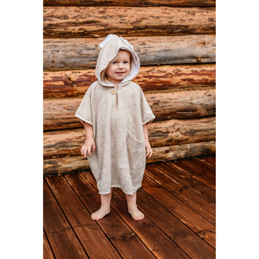 Short-Sleeve Poncho TEDDY - For TODDLERS (Size 82/86-116)