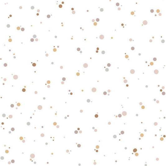 Simple Dots Minimini Wallpaper - Cinnamon And Powder Pink