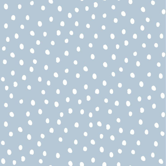 Simple Irregular Dots Wallpaper - Light Blue