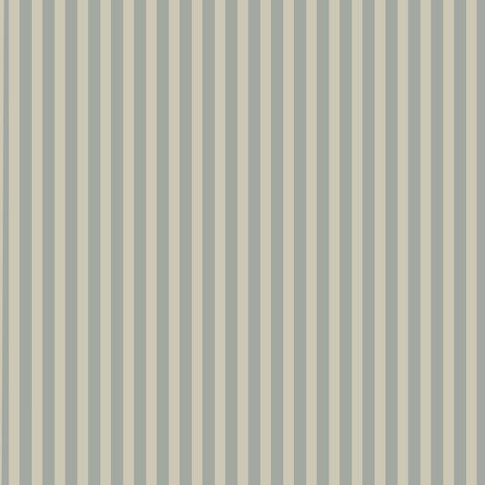 Simple Vintage Stripes Wallpaper - Beige And Blue