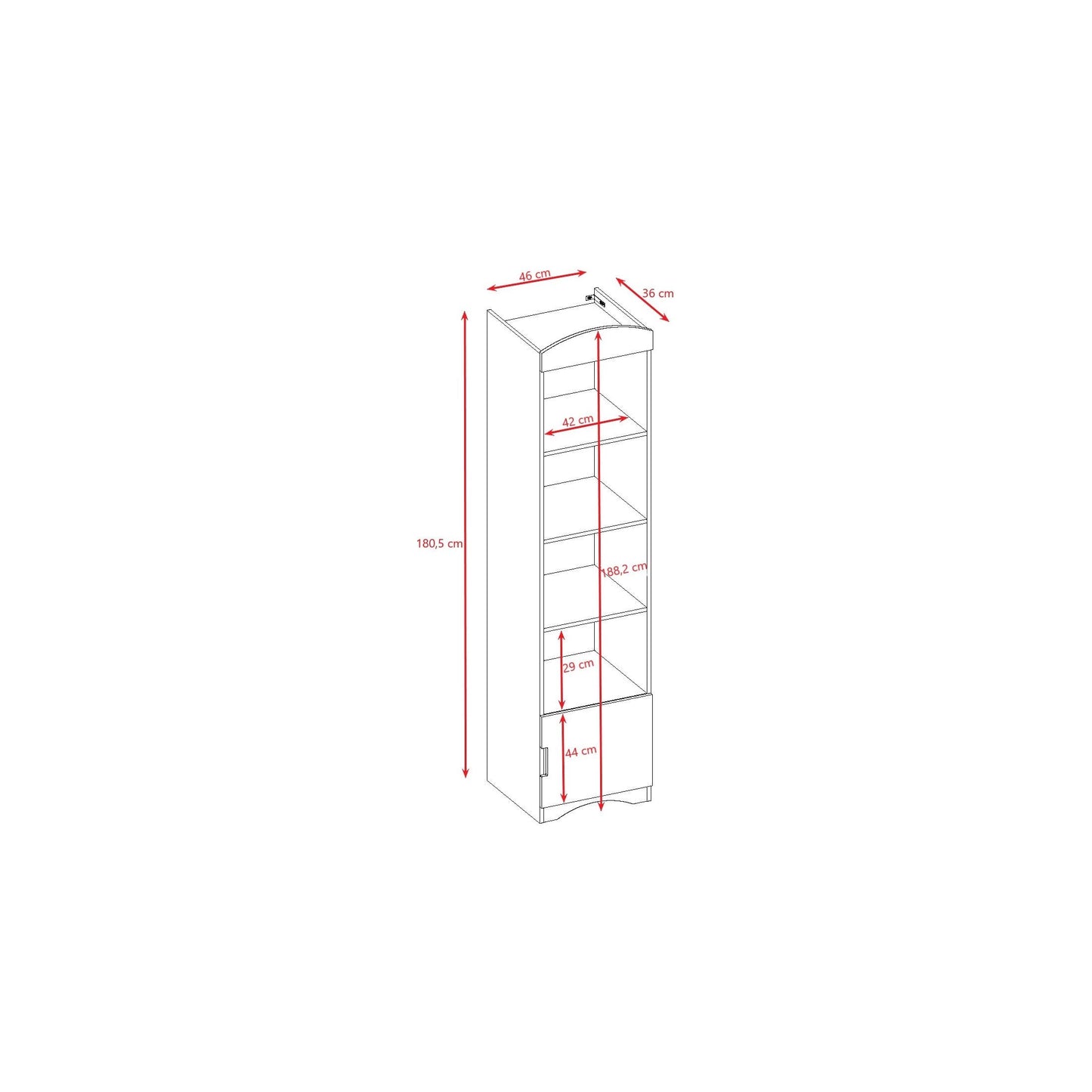 Single Bookshelf Classic