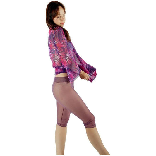 Tan-Through Tunic - Pink Tropics