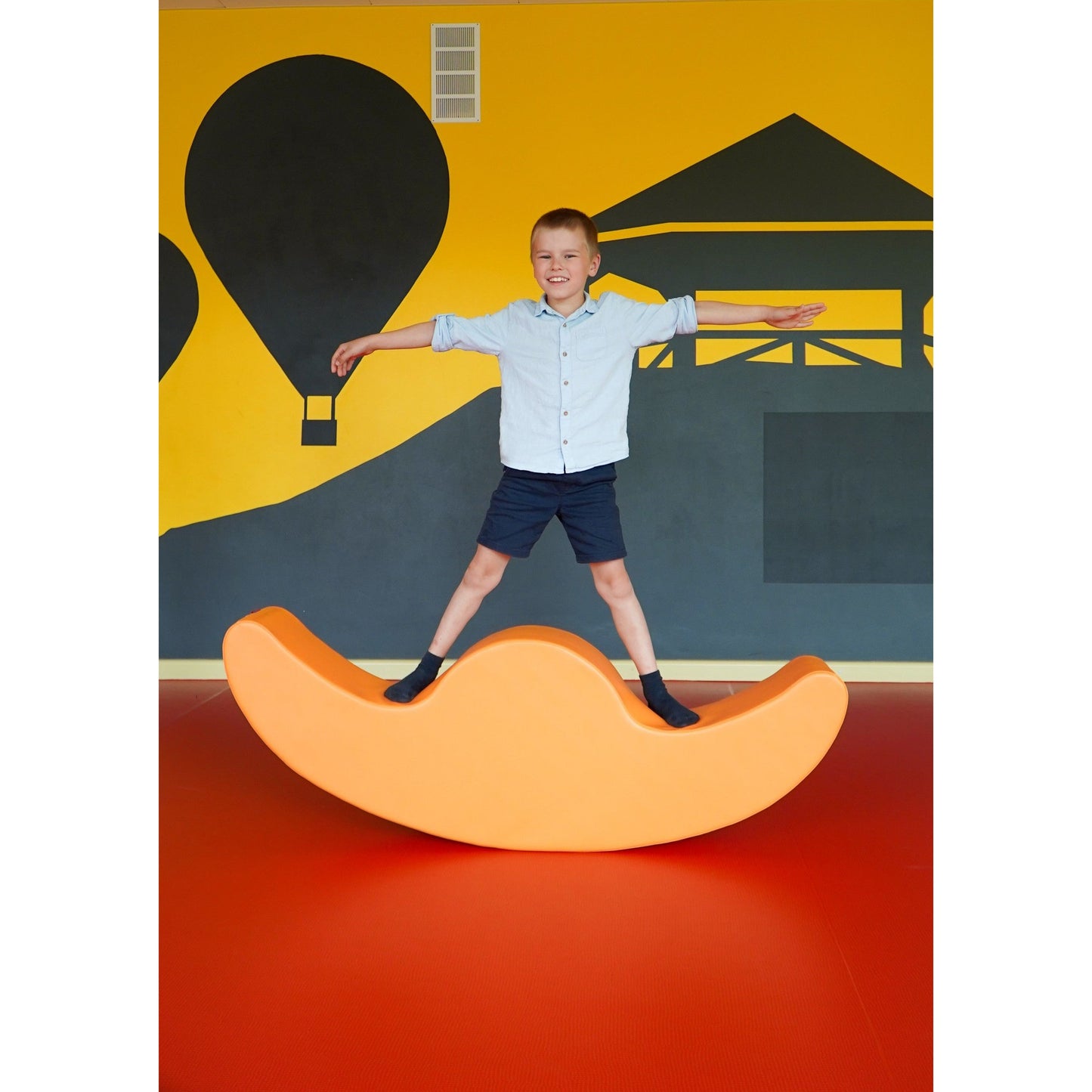 Soft Play Double Rocker Buddy - Orange