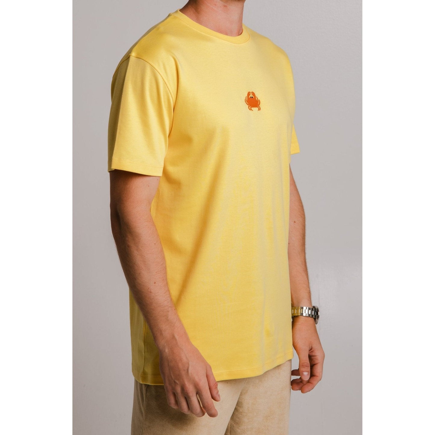 Crab Heavy T-shirt - Yellow