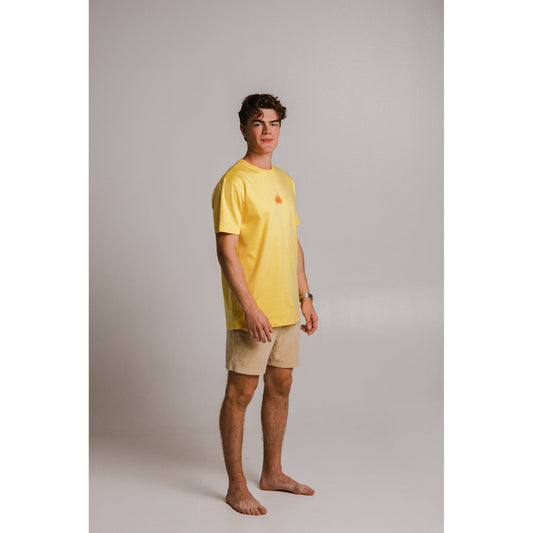 Crab Heavy T-shirt - Yellow