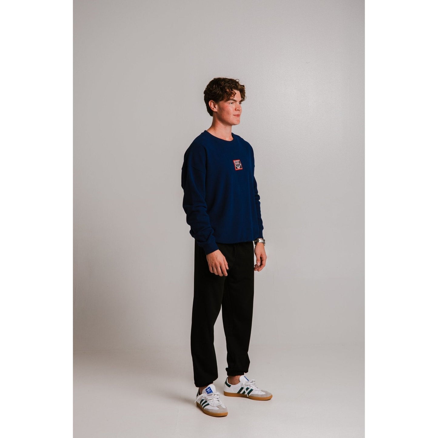Panda Soft Fleece Sweatpants - Black