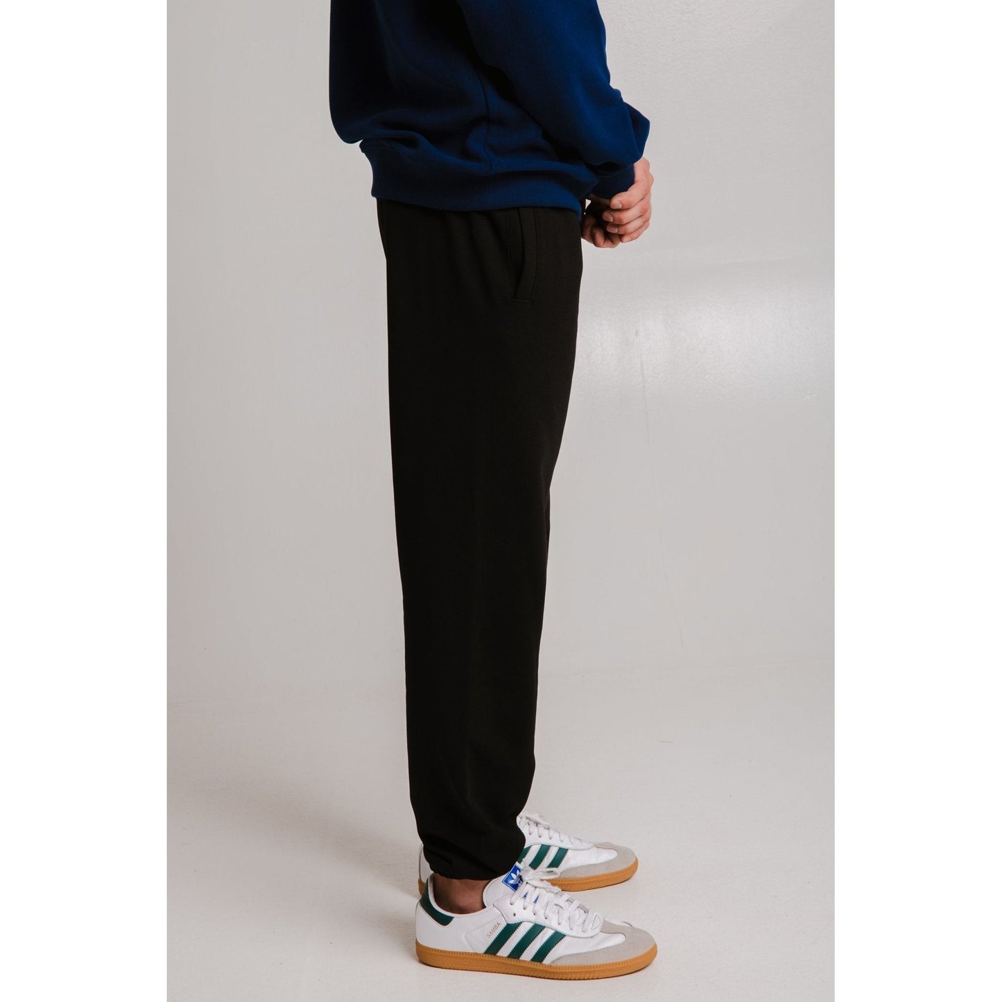 Panda Soft Fleece Sweatpants - Black