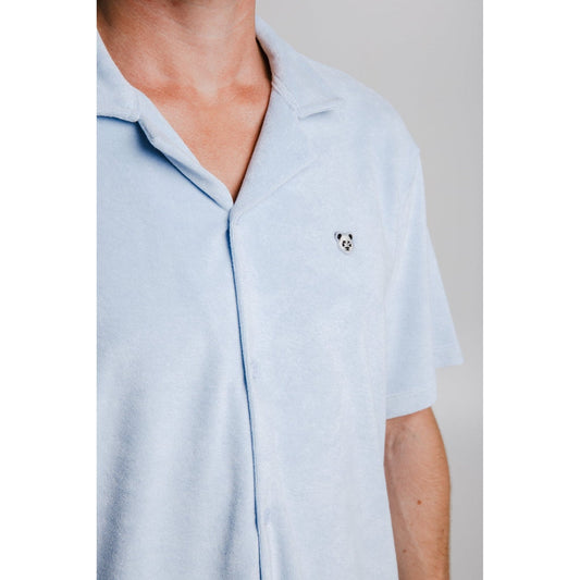 Panda Terry Shirt - Light Blue