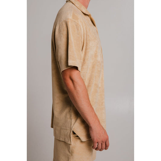 Panda Terry Shirt - Light Brown