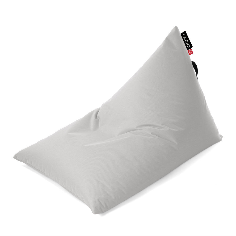 Säkkituoli Qubo™ Tryangle Silver POP FIT - Kotikauppa