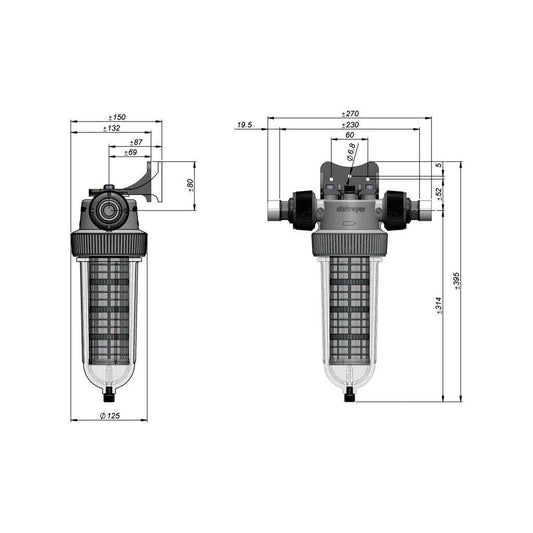 PATRUUNASUODATIN WATMAN CINTROPUR NW25 1" 16BAR