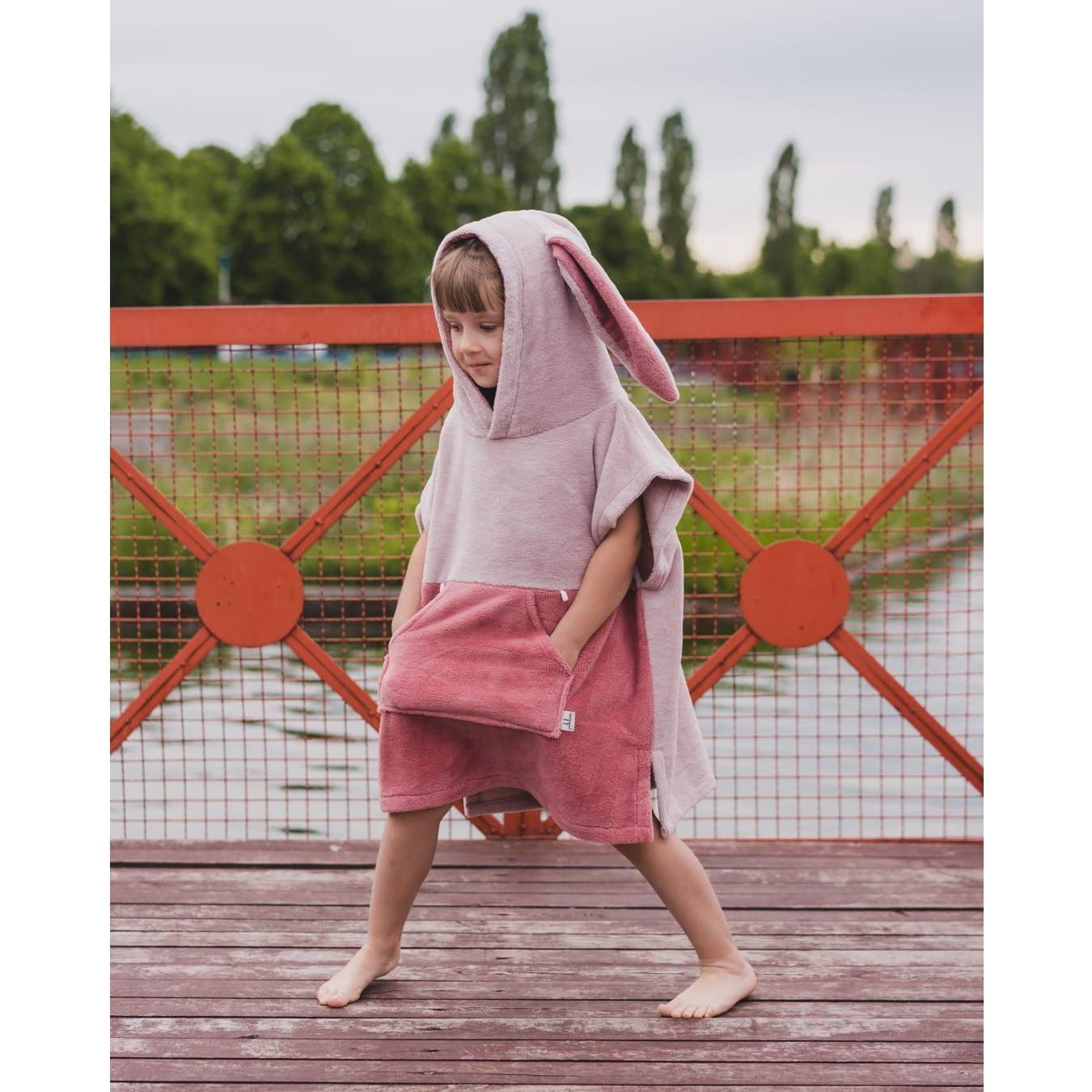 Surfbunny Kids Bath Poncho - Pink