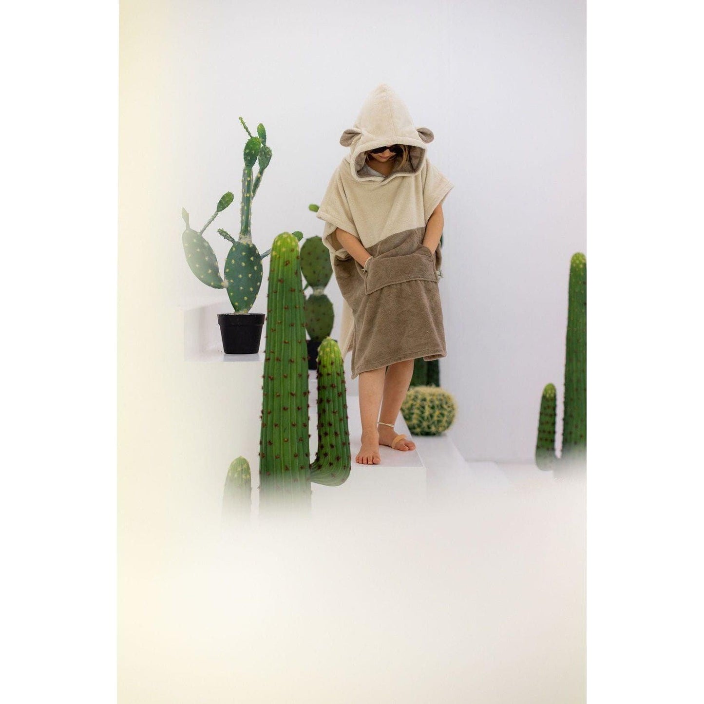 Surfsheep Kids Bath Poncho - Beige