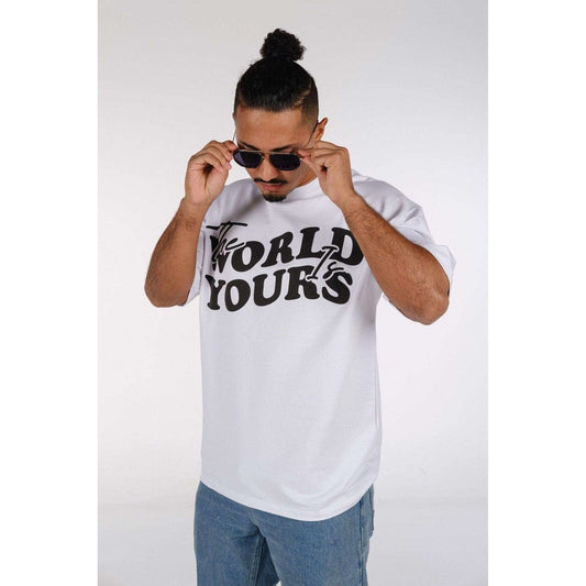 T-Shirt The World Is Yours - White