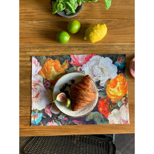 Table Placemat - Francine Black