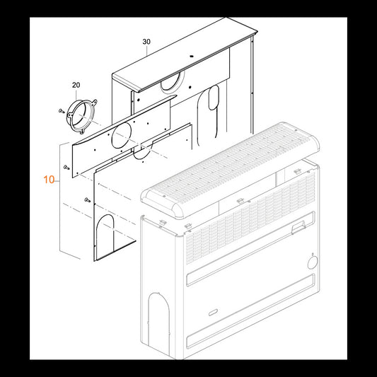 Truma takapelti S 2200, harmaa, oikea