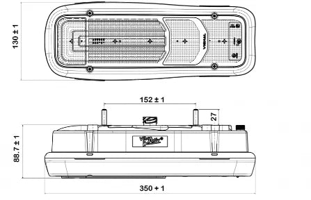 Takavalo Vignal oikea LC15 IVECO