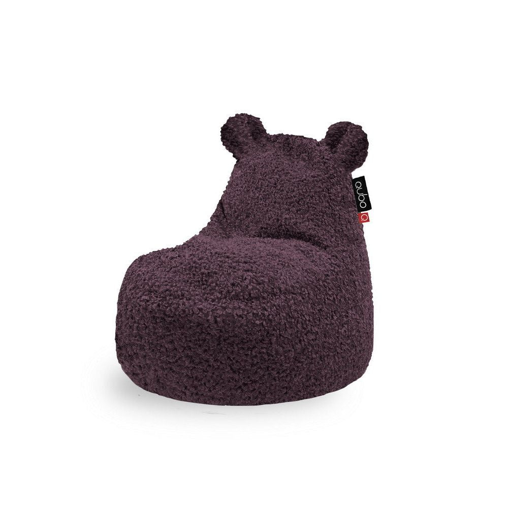 Säkkituoli Qubo™ Teddy Currant FLUFFY FIT - Kotikauppa