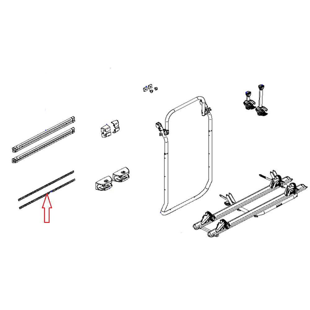 Thule peitenauha 750 mm Van XT, 2 kpl | 1500603153 | 5415182054126 | Kotikauppa | Thule