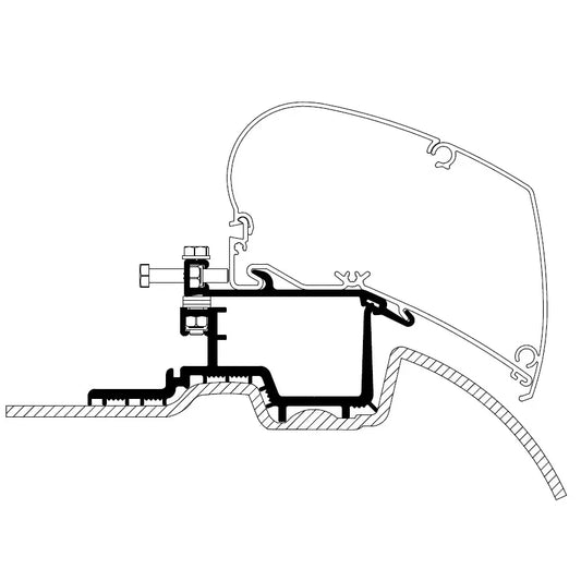 Thule kiinnityssarja Sprinter 2007-, Crafter 2007-2016