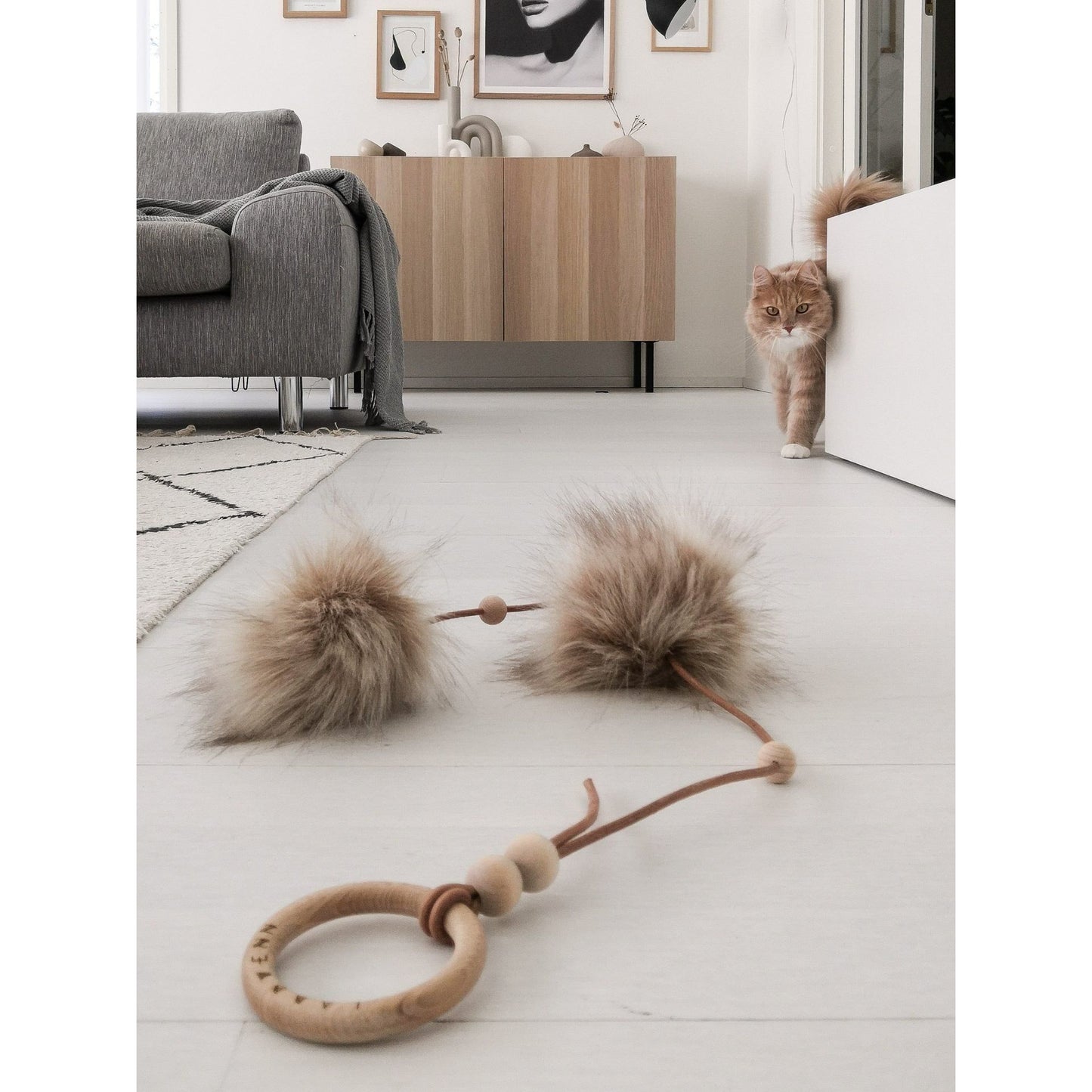 Tollo Cat Toy - Cappuccino