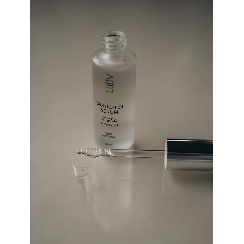 Bakuchiol-seerumi ikääntymisen merkkejä vastaan, 30ml