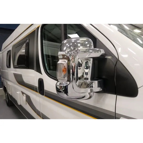 Peilin suojuspari kromi, Ducato 2007-> Peugeot Boxer,Citroen Relay, pitkävartis | 5432 | 5060101835432 | Kotikauppa |