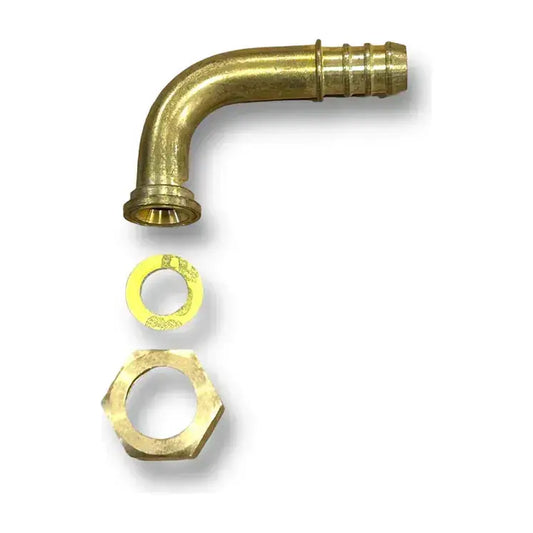 Letkuliitin kulma, 10 mm 3/8", ulkokäyttöön