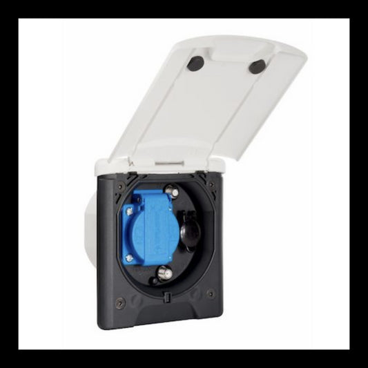 Rasia 230V+12V+tv+sat, upotettava valkoinen, ulosottorasia | 1000232 | 4056161105074 | Kotikauppa |