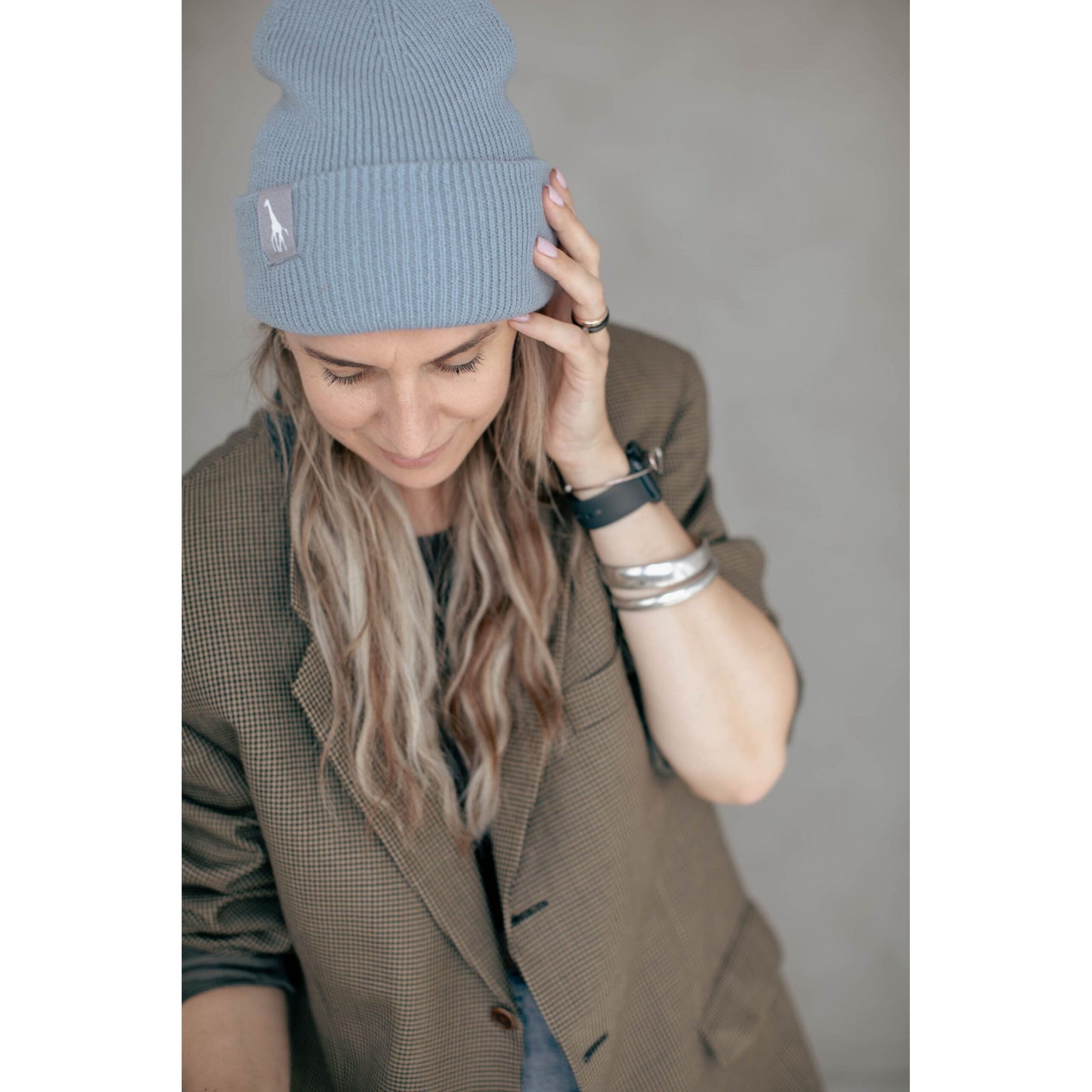 Ultra-Soft Beanie With A Giraffe Label