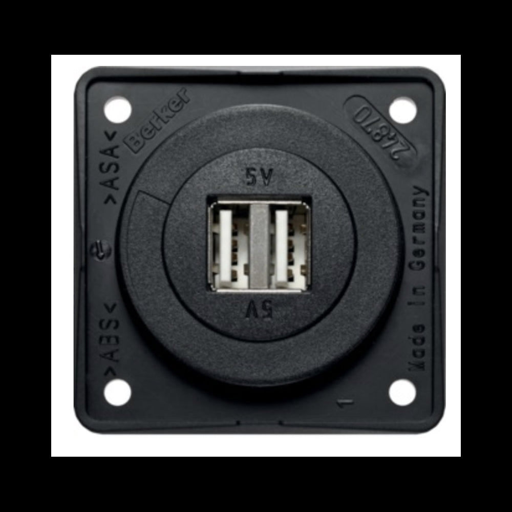 Berker rasia USB kaksoisrasia antrasiitti matta | 926022505 | 4011334446217 | Kotikauppa | Berker