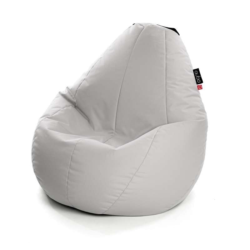 Säkkituoli Qubo™ Comfort 90 Silver POP FIT - Kotikauppa
