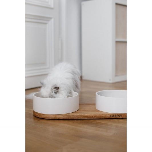 Vuku Ceramic Double Buffet - White