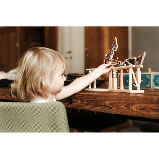 Wooden Toy Acrobat Girl