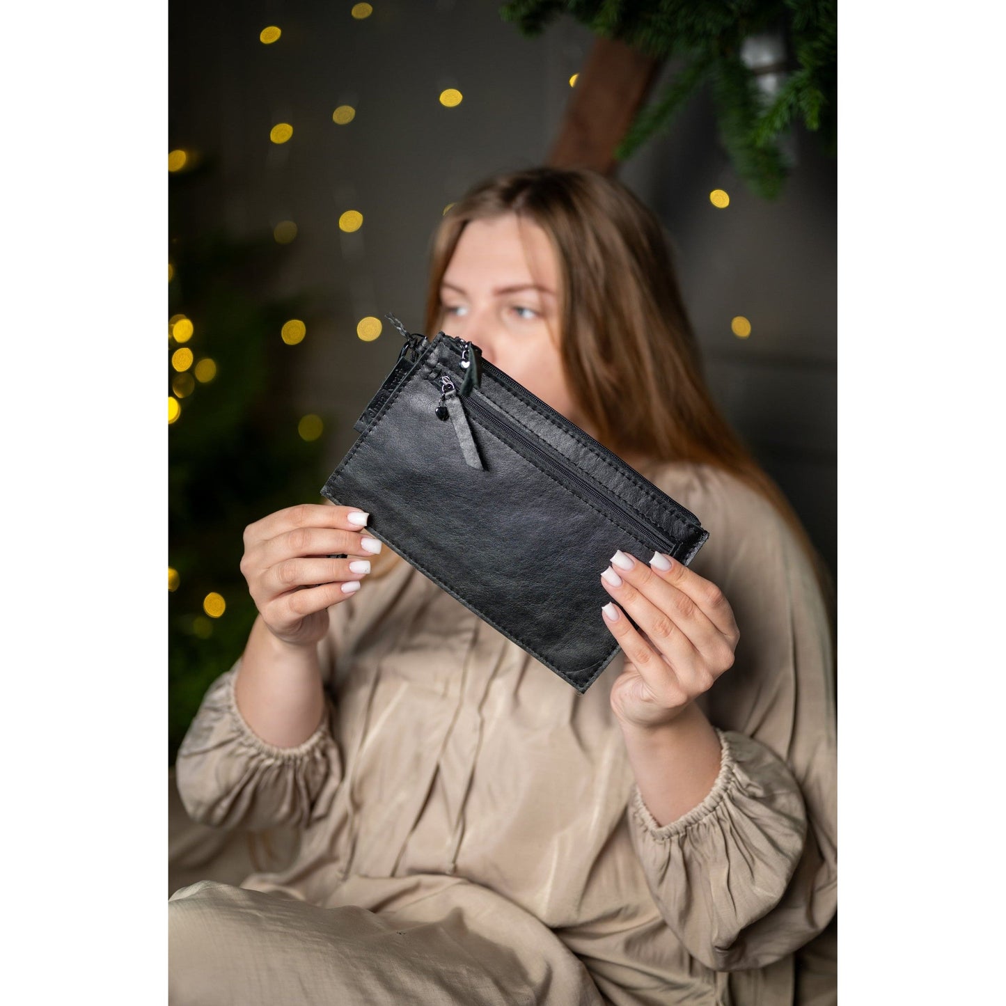 Black Wristlet Wallet