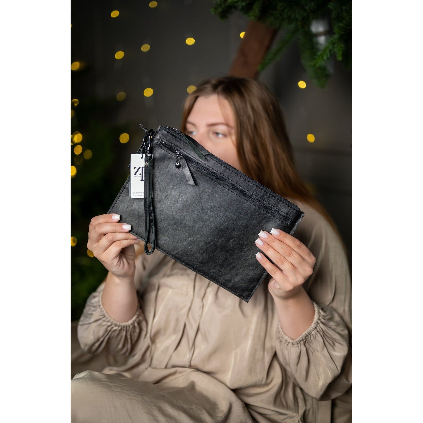 Black Wristlet Wallet