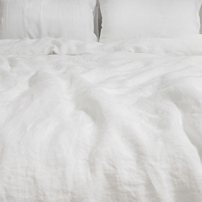 Pellava pussilakanasetti - White (Parivuode) - Linen Tales