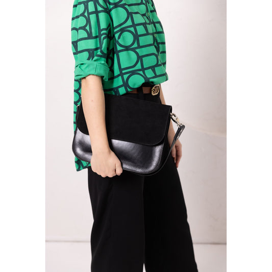 ASTORIA handbag - Black Suede