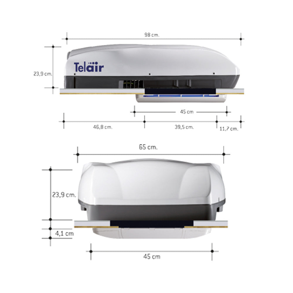 Telair SILENT 3 5900 230V ilmastointilaite/lämpöpumppu, 5.900 BTU 1.37kW