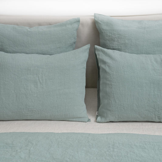Pellava pussilakanasetti - Green Milieu (Parivuode) - Linen Tales
