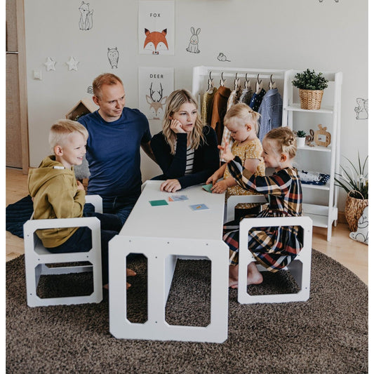 Montessori Weaning Table and Chair Set - with 2 Chairs