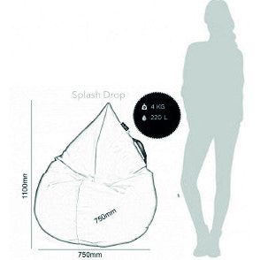Säkkituoli Qubo™ Splash Drop Fig SOFT FIT