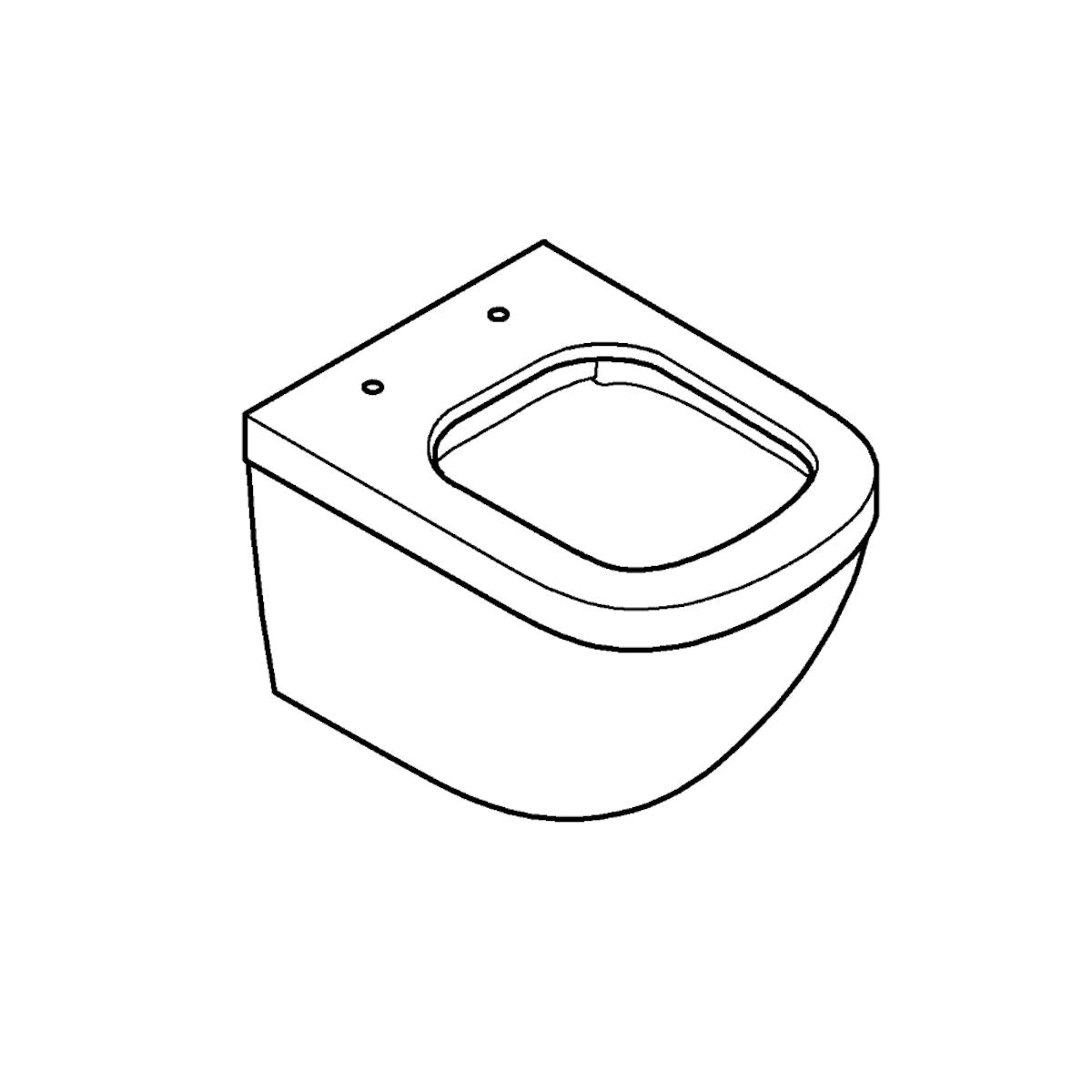 WC-ISTUIN SEINÄ EI KANTT GROHE 39206000 EURO CERAMIC RIMLESS