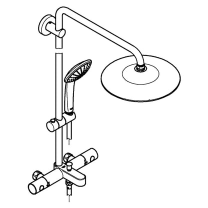 SUIHKUJÄRJESTELMÄ GROHE 26708000 EUPHORIA 260 JP