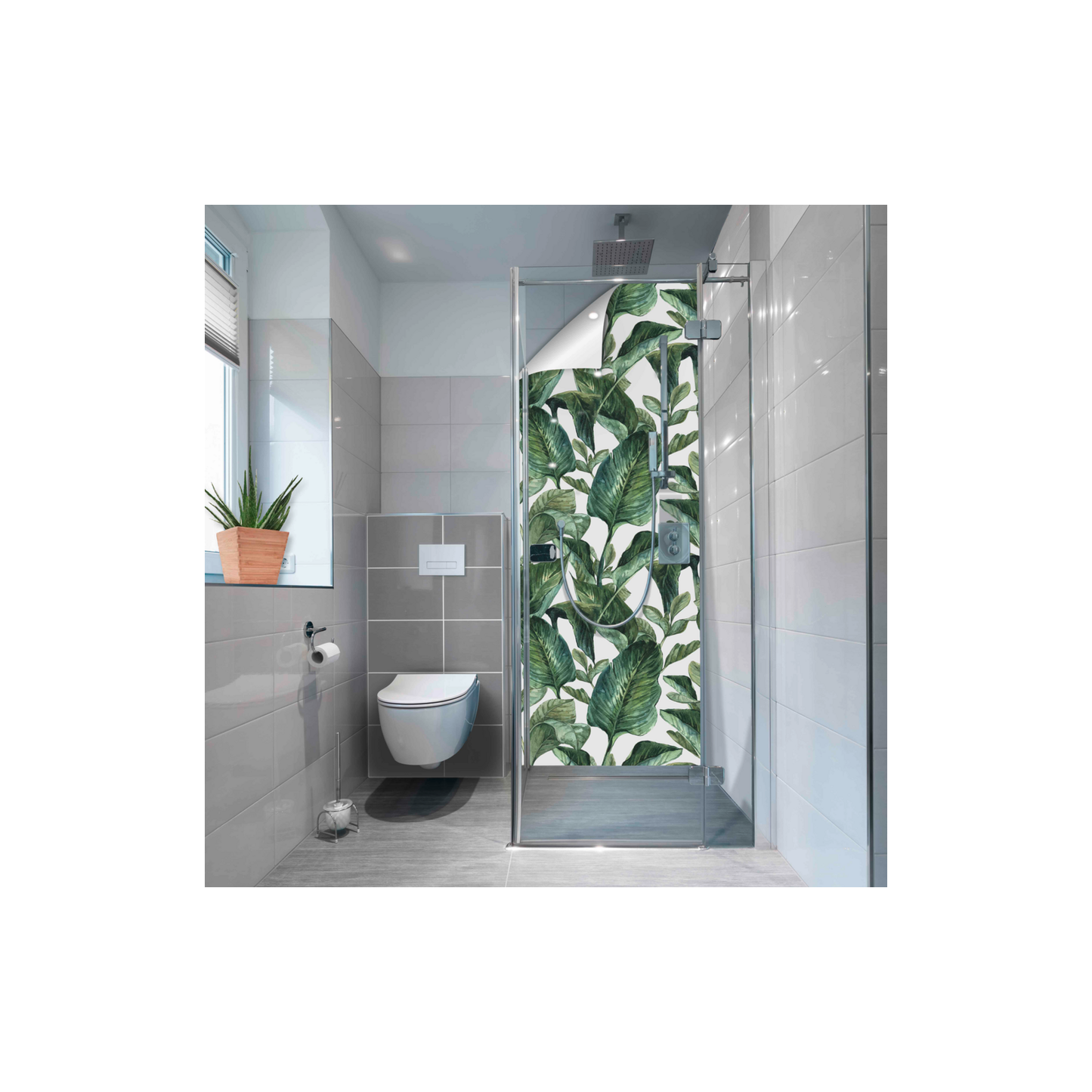 mySpotti Fresh -suihkun taustakalvo 90x210 cm Yuudai